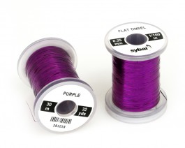 Flat Tinsel, 0.25 mm, Purple